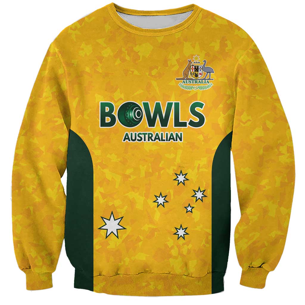 Australian Lawn Bowls Custom Sweatshirt Aussie Minimalist Style - Aussie Hoodie