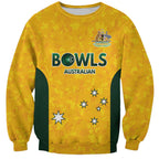 Australian Lawn Bowls Custom Sweatshirt Aussie Minimalist Style - Aussie Hoodie
