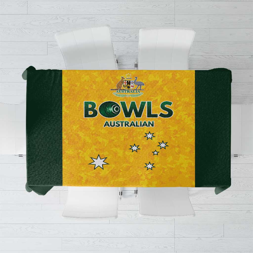 Australian Lawn Bowls Tablecloth Aussie Minimalist Style - Aussie Hoodie