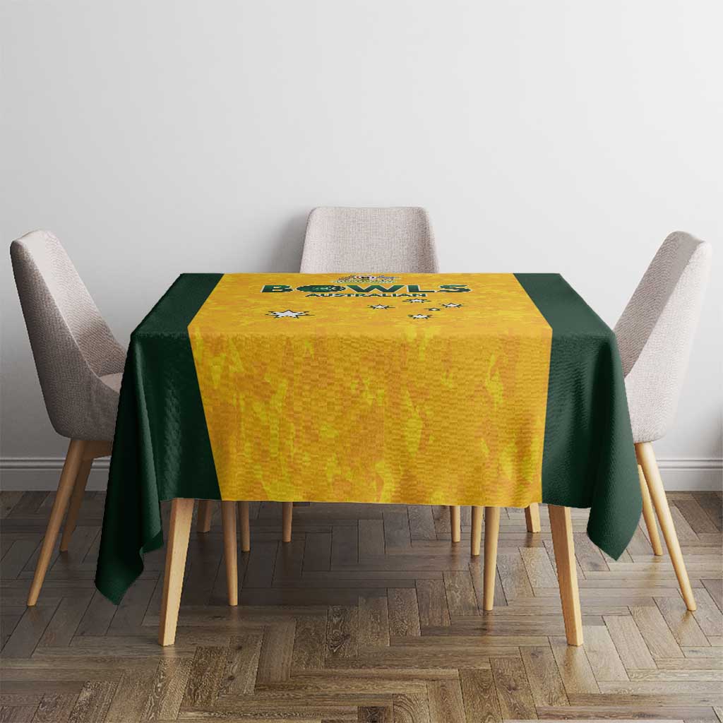 Australian Lawn Bowls Tablecloth Aussie Minimalist Style - Aussie Hoodie