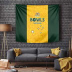Australian Lawn Bowls Tapestry Aussie Minimalist Style - Aussie Hoodie