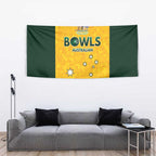 Australian Lawn Bowls Tapestry Aussie Minimalist Style - Aussie Hoodie