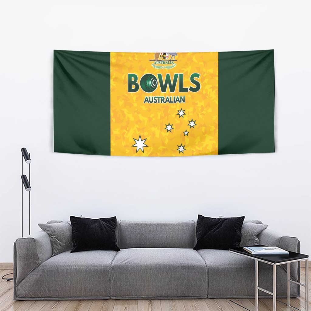 Australian Lawn Bowls Tapestry Aussie Minimalist Style - Aussie Hoodie