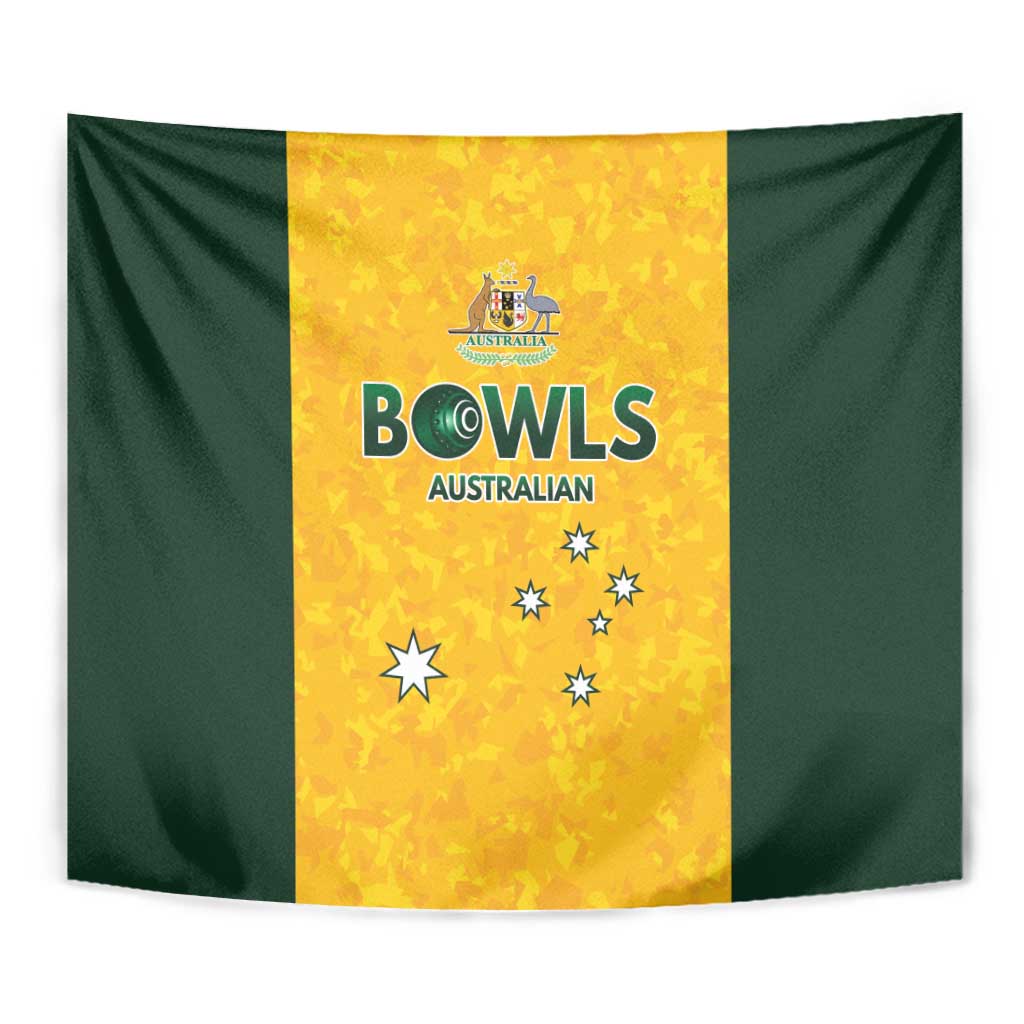 Australian Lawn Bowls Tapestry Aussie Minimalist Style - Aussie Hoodie