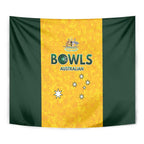 Australian Lawn Bowls Tapestry Aussie Minimalist Style - Aussie Hoodie