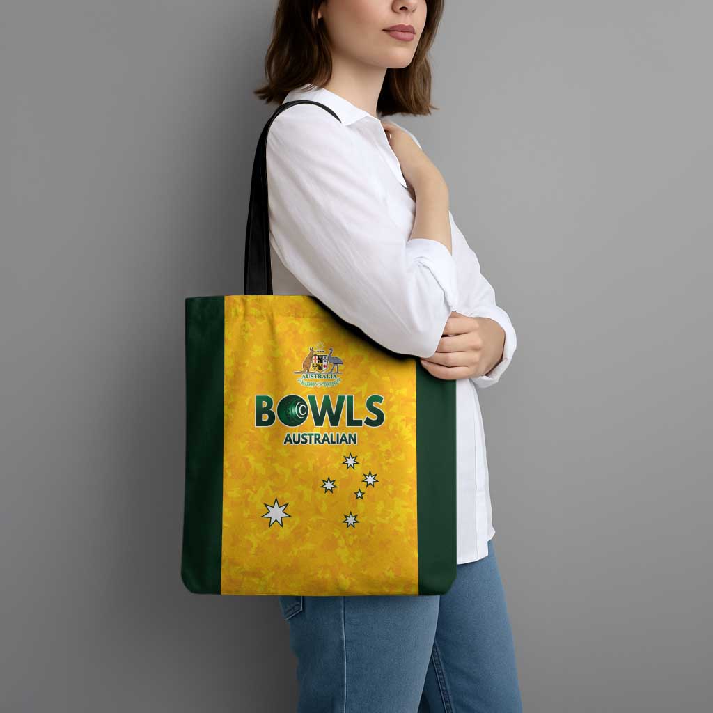 Australian Lawn Bowls Tote Bag Aussie Minimalist Style - Aussie Hoodie