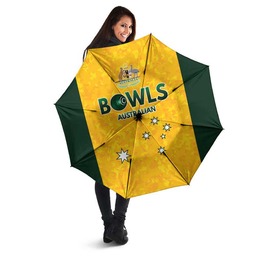 Australian Lawn Bowls Umbrella Aussie Minimalist Style - Aussie Hoodie