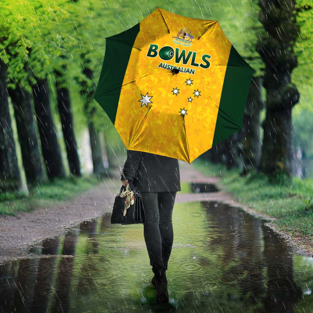 Australian Lawn Bowls Umbrella Aussie Minimalist Style - Aussie Hoodie