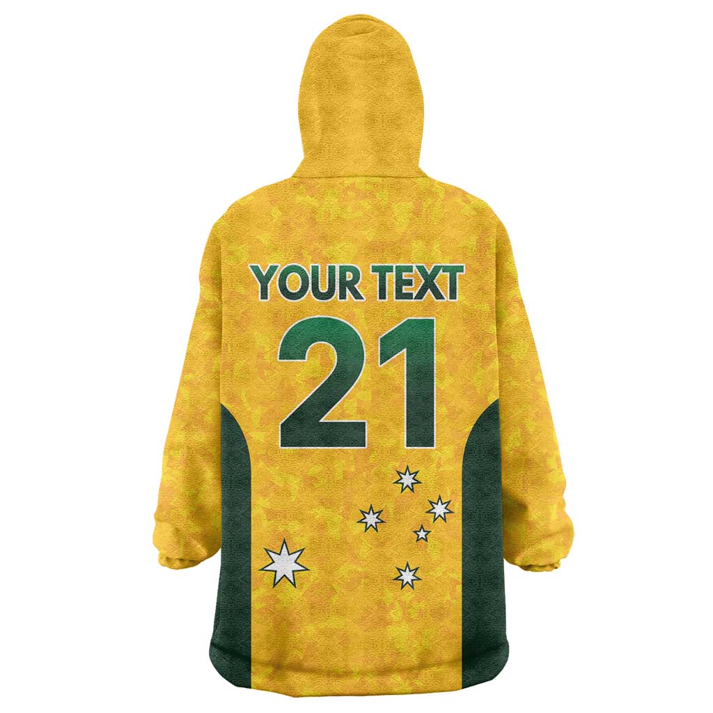Australian Lawn Bowls Custom Wearable Blanket Hoodie Aussie Minimalist Style - Aussie Hoodie