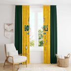 Australian Lawn Bowls Window Curtain Aussie Minimalist Style - Aussie Hoodie