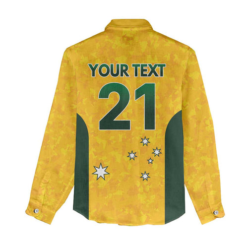 Australian Lawn Bowls Custom Women Casual Shirt Aussie Minimalist Style - Aussie Hoodie
