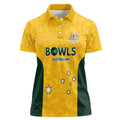 Australian Lawn Bowls Custom Women Polo Shirt Aussie Minimalist Style - Aussie Hoodie