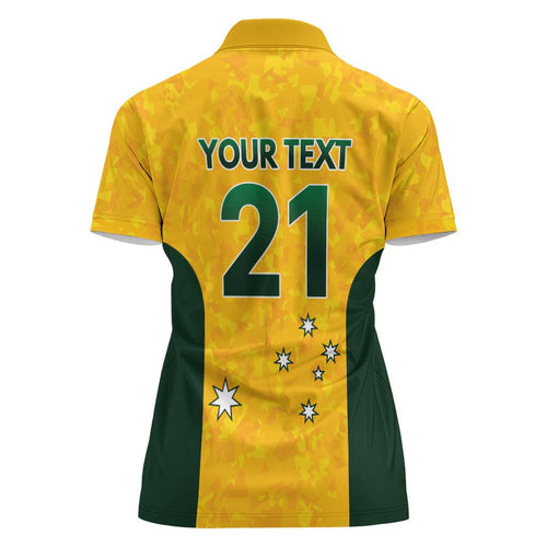 Australian Lawn Bowls Custom Women Polo Shirt Aussie Minimalist Style - Aussie Hoodie