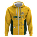 Australian Lawn Bowls Custom Zip Hoodie Aussie Minimalist Style - Aussie Hoodie
