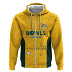 Australian Lawn Bowls Custom Zip Hoodie Aussie Minimalist Style - Aussie Hoodie