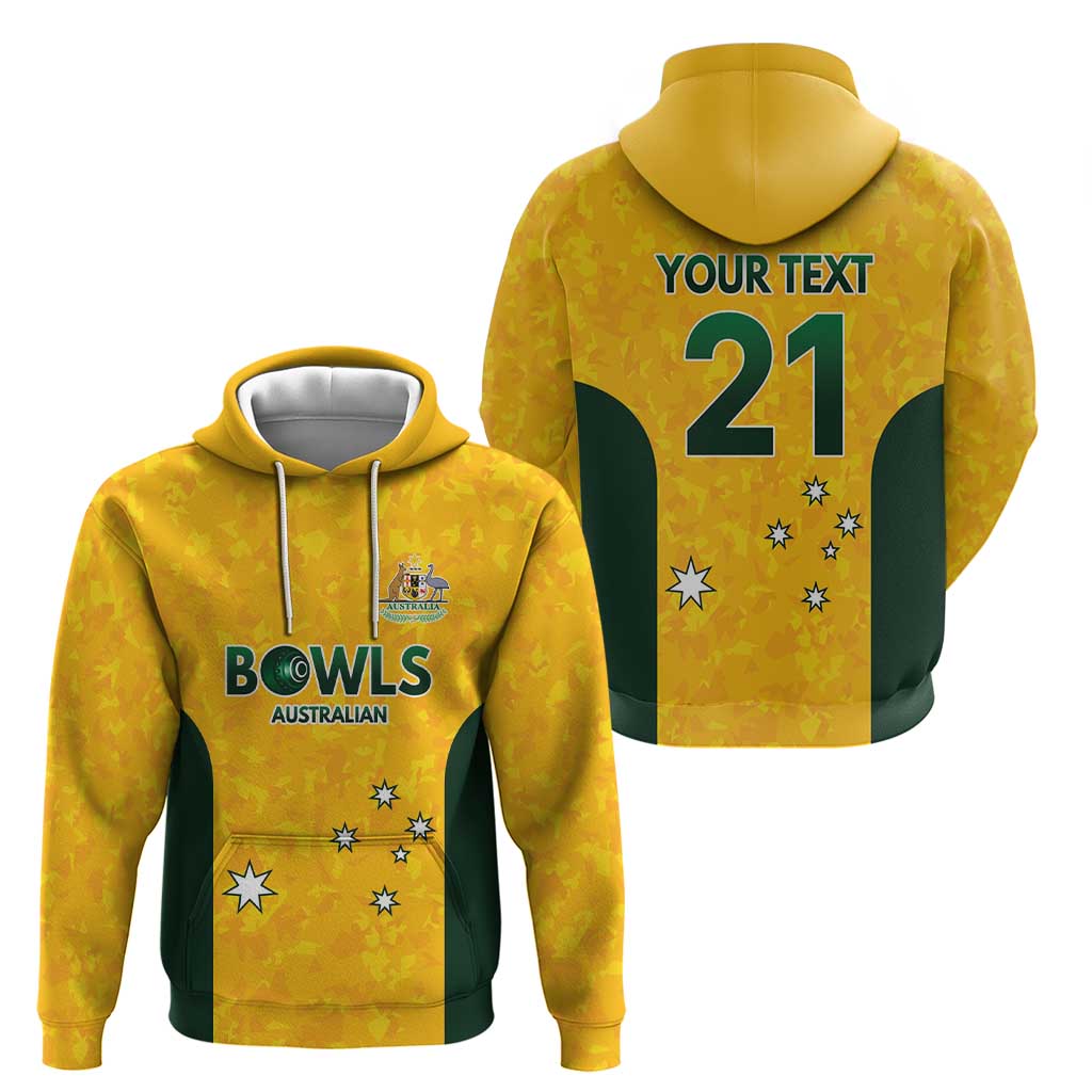 Australian Lawn Bowls Custom Zip Hoodie Aussie Minimalist Style - Aussie Hoodie