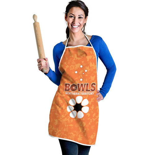 Australian Northern Territory Lawn Bowls Apron Aussie Minimalist Style - Aussie Hoodie