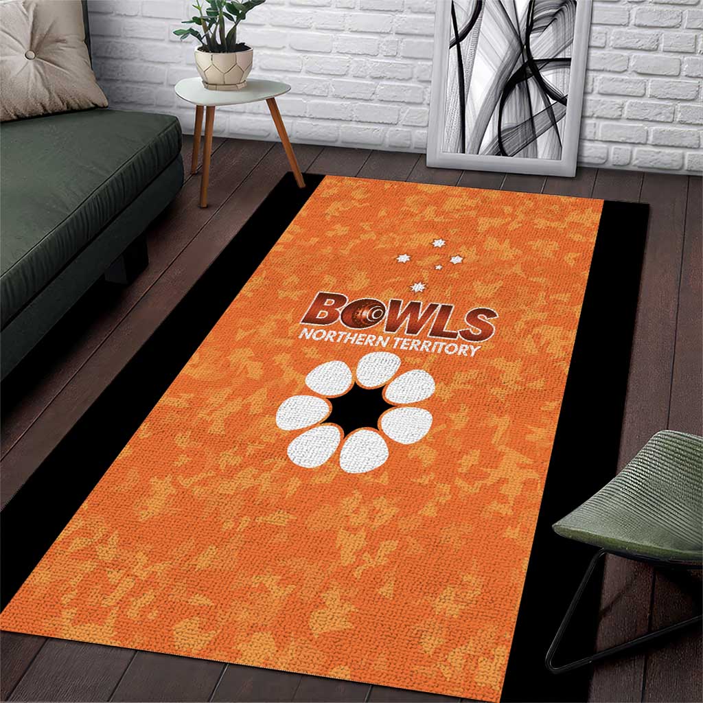 Australian Northern Territory Lawn Bowls Area Rug Aussie Minimalist Style - Aussie Hoodie