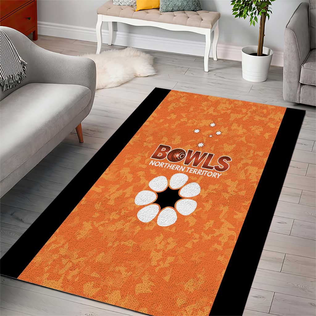 Australian Northern Territory Lawn Bowls Area Rug Aussie Minimalist Style - Aussie Hoodie