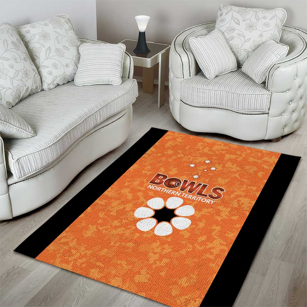 Australian Northern Territory Lawn Bowls Area Rug Aussie Minimalist Style - Aussie Hoodie