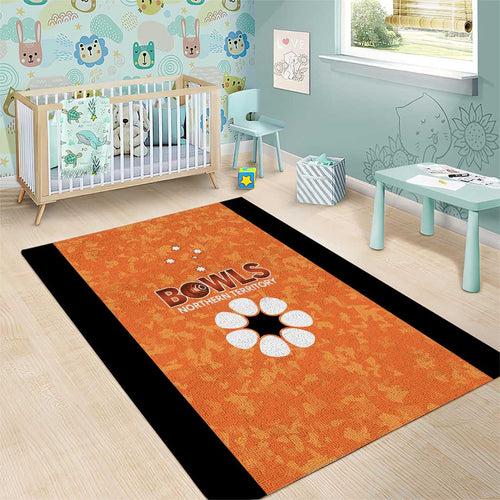 Australian Northern Territory Lawn Bowls Area Rug Aussie Minimalist Style - Aussie Hoodie