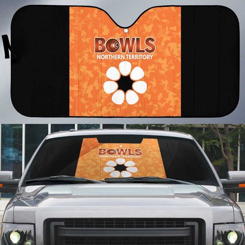 Australian Northern Territory Lawn Bowls Auto Sun Shade Aussie Minimalist Style - Aussie Hoodie