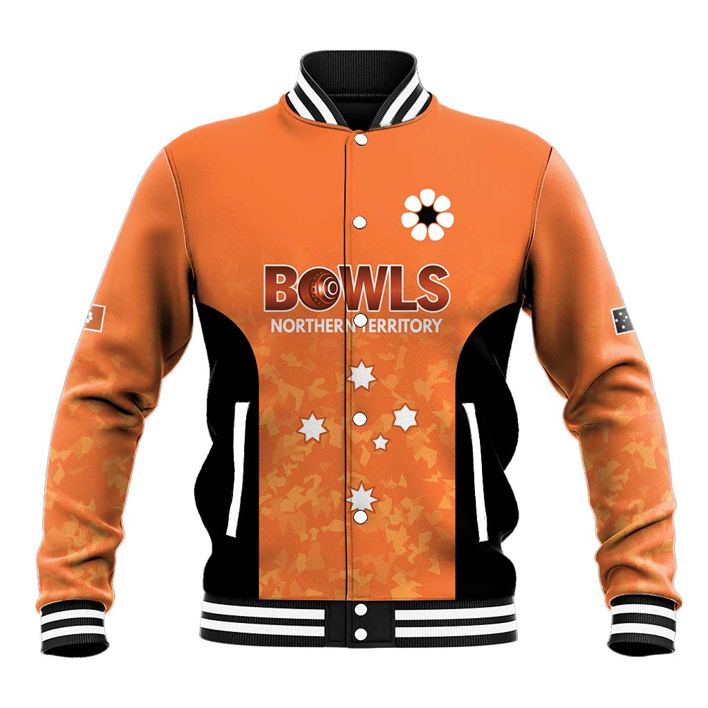 Australian Northern Territory Lawn Bowls Custom Baseball Jacket Aussie Minimalist Style - Aussie Hoodie