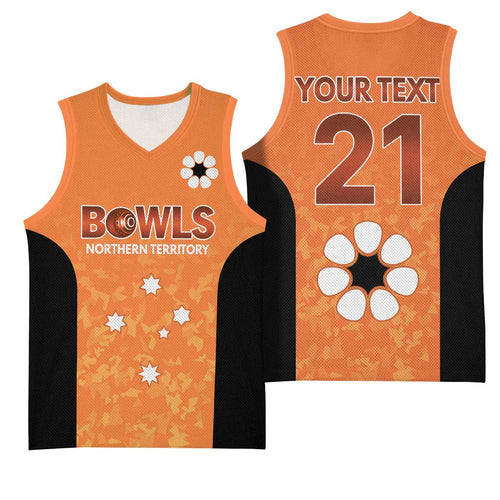 Australian Northern Territory Lawn Bowls Custom Basketball Jersey Aussie Minimalist Style - Aussie Hoodie