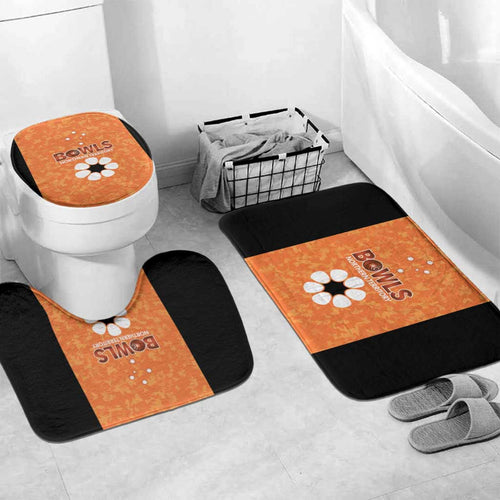 Australian Northern Territory Lawn Bowls Bathroom Set Aussie Minimalist Style - Aussie Hoodie