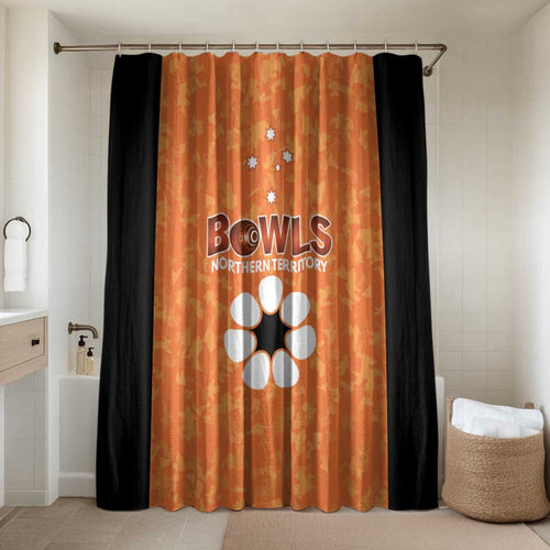 Australian Northern Territory Lawn Bowls Bathroom Set Aussie Minimalist Style - Aussie Hoodie