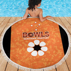 Australian Northern Territory Lawn Bowls Beach Blanket Aussie Minimalist Style - Aussie Hoodie