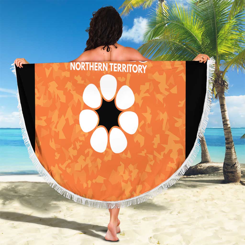 Australian Northern Territory Lawn Bowls Beach Blanket Aussie Minimalist Style - Aussie Hoodie