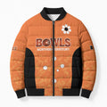 Australian Northern Territory Lawn Bowls Custom Bomber Puffer Jacket Aussie Minimalist Style - Aussie Hoodie