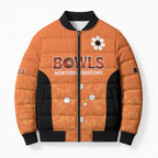 Australian Northern Territory Lawn Bowls Custom Bomber Puffer Jacket Aussie Minimalist Style - Aussie Hoodie