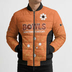 Australian Northern Territory Lawn Bowls Custom Bomber Puffer Jacket Aussie Minimalist Style - Aussie Hoodie