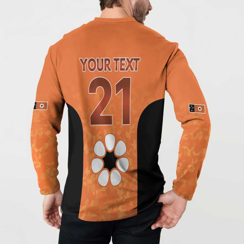 Australian Northern Territory Lawn Bowls Custom Button Sweatshirt Aussie Minimalist Style - Aussie Hoodie