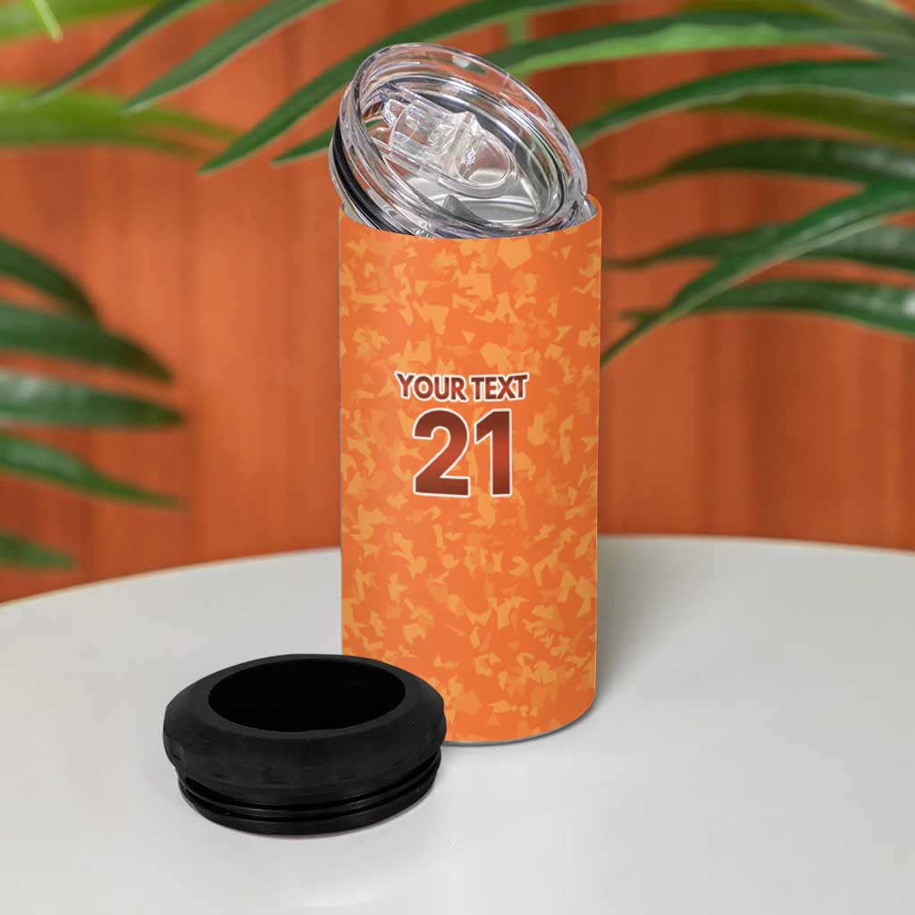 Australian Northern Territory Lawn Bowls Custom 4 in 1 Can Cooler Tumbler Aussie Minimalist Style - Aussie Hoodie