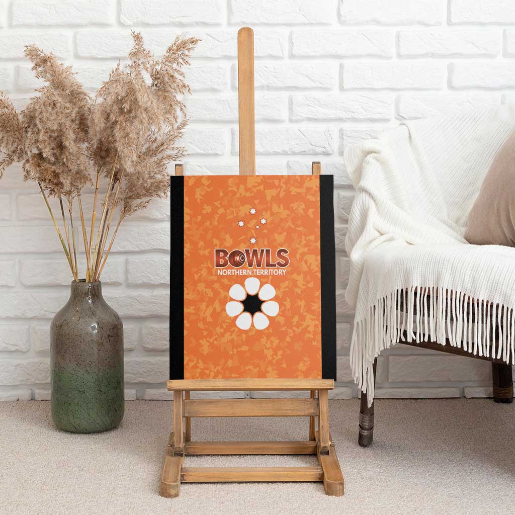 Australian Northern Territory Lawn Bowls Canvas Wall Art Aussie Minimalist Style - Aussie Hoodie