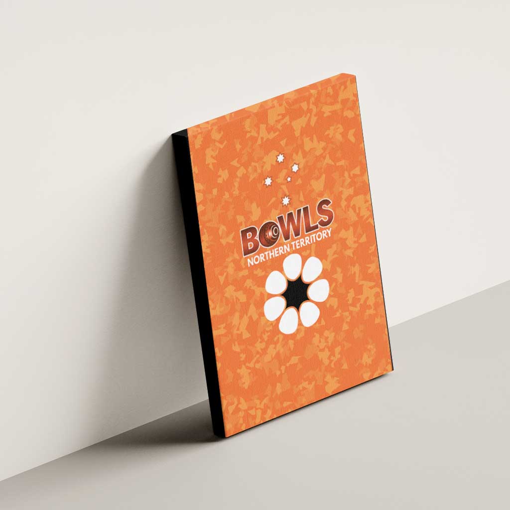 Australian Northern Territory Lawn Bowls Canvas Wall Art Aussie Minimalist Style - Aussie Hoodie