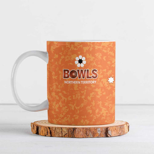 Australian Northern Territory Lawn Bowls Custom Ceramic Mug Aussie Minimalist Style - Aussie Hoodie