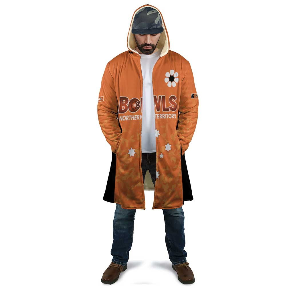 Australian Northern Territory Lawn Bowls Custom Cloak Aussie Minimalist Style - Aussie Hoodie