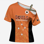 Australian Northern Territory Lawn Bowls Custom Cross Shoulder Shirt Aussie Minimalist Style - Aussie Hoodie