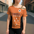 Australian Northern Territory Lawn Bowls Custom Cross Shoulder Shirt Aussie Minimalist Style - Aussie Hoodie