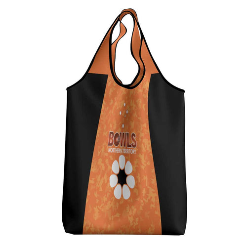 Australian Northern Territory Lawn Bowls Grocery Bag Aussie Minimalist Style - Aussie Hoodie