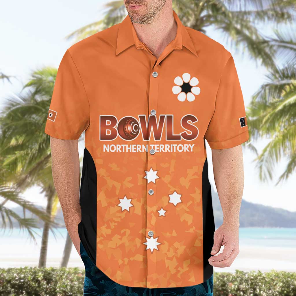 Australian Northern Territory Lawn Bowls Custom Hawaiian Shirt Aussie Minimalist Style - Aussie Hoodie