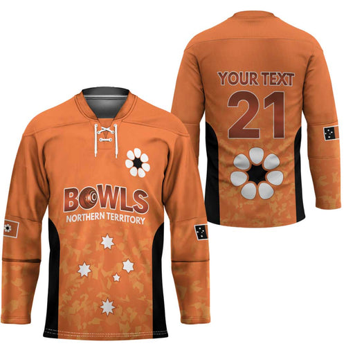 Australian Northern Territory Lawn Bowls Custom Hockey Jersey Aussie Minimalist Style - Aussie Hoodie