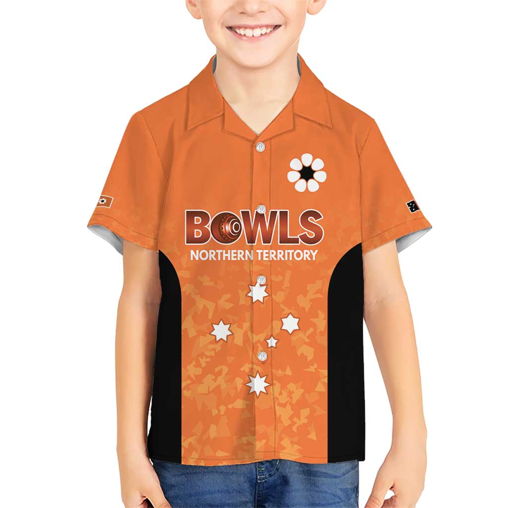 Australian Northern Territory Lawn Bowls Custom Kid Hawaiian Shirt Aussie Minimalist Style - Aussie Hoodie