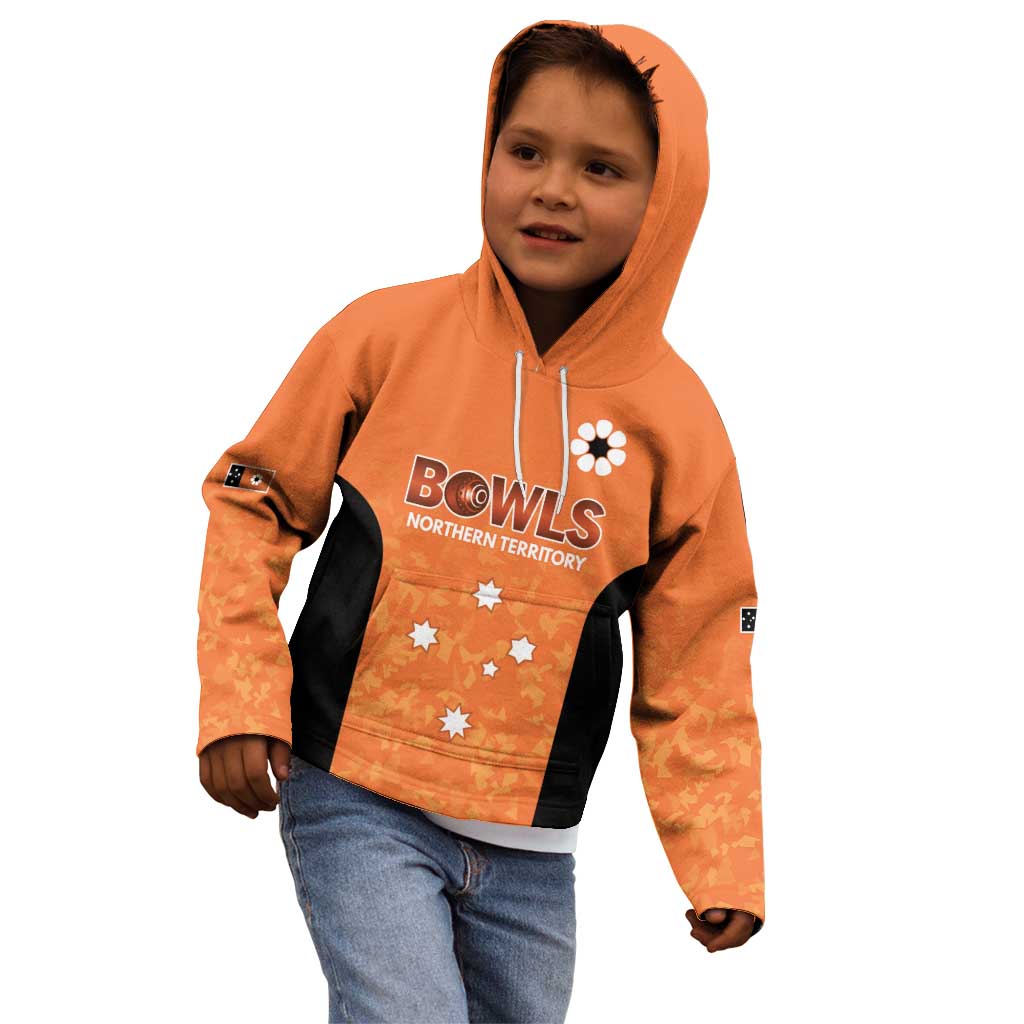 Australian Northern Territory Lawn Bowls Custom Kid Hoodie Aussie Minimalist Style - Aussie Hoodie