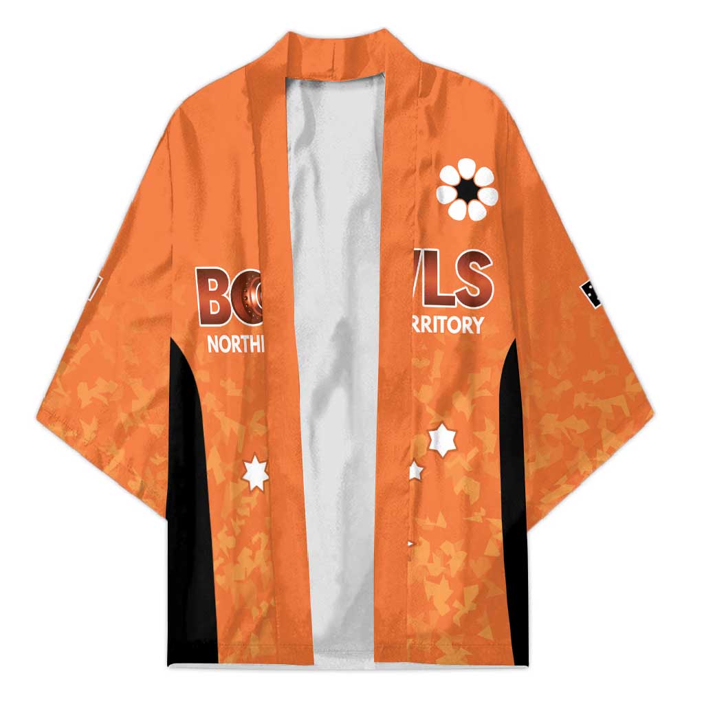 Australian Northern Territory Lawn Bowls Custom Kimono Aussie Minimalist Style - Aussie Hoodie