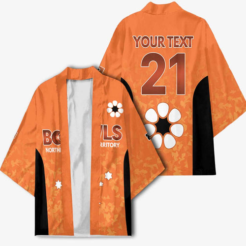 Australian Northern Territory Lawn Bowls Custom Kimono Aussie Minimalist Style - Aussie Hoodie